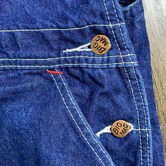 Big mac Authentic Workwear Vintage Denim Overalls - Picture 4 of 8